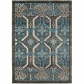 Sleep Ez 7 ft. 10 in. x 9 ft. 10 in. Axel Tribeca Area Rug, Gray SL1841160